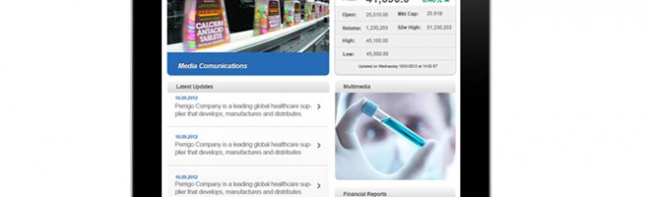 Perrigo IR concept app