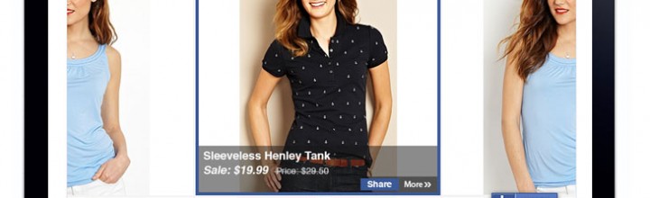 E Commerce Facebook app